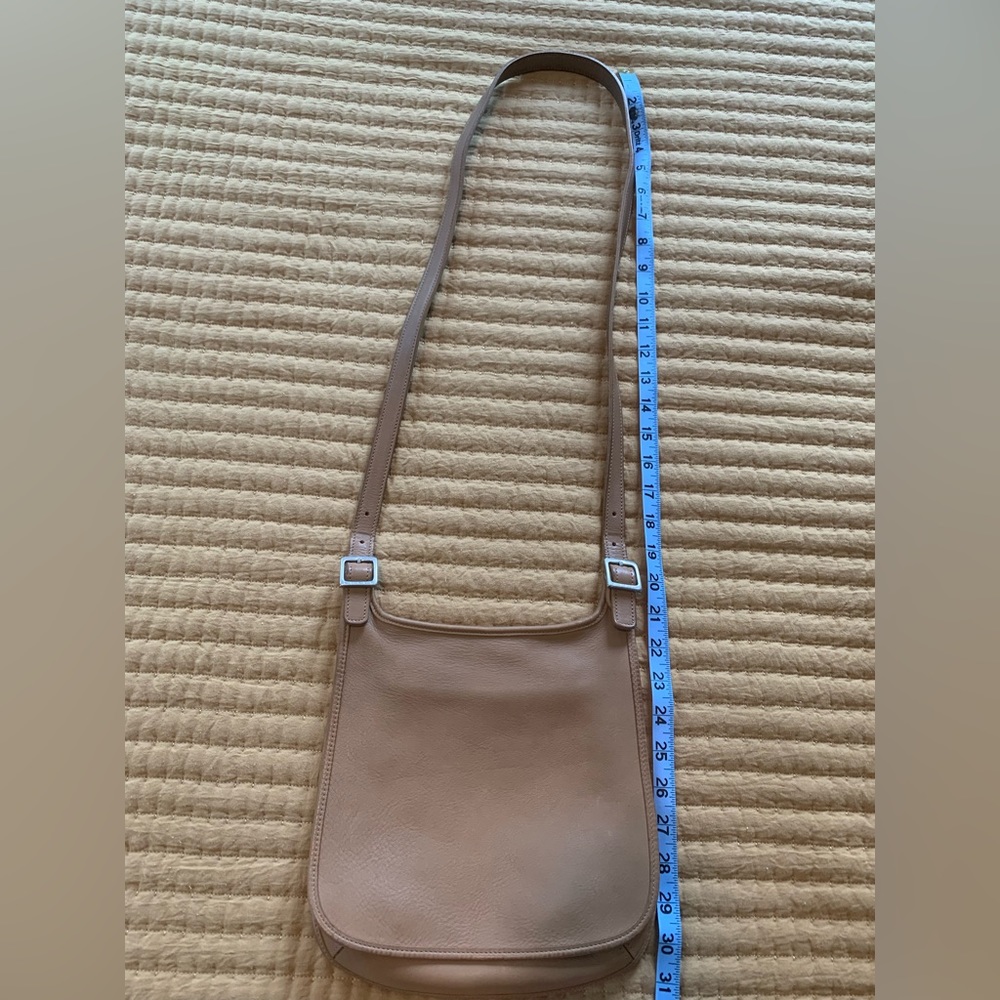 Coach cross body saddle bag